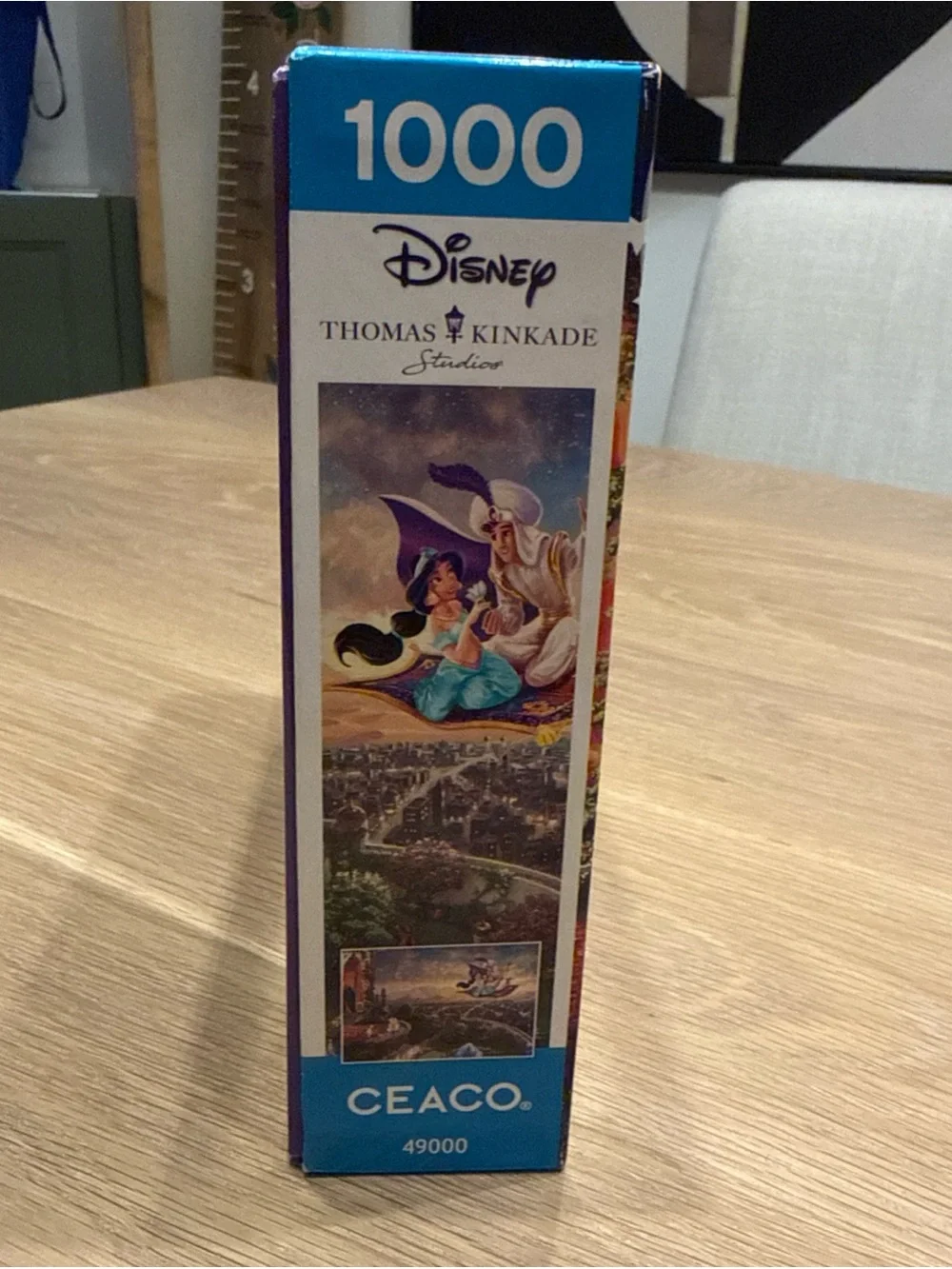 Thomas Kinkade Disney Dreams Aladdin 1000 Piece Jigsaw Puzzle - Ceaco - Picture 3 of 5